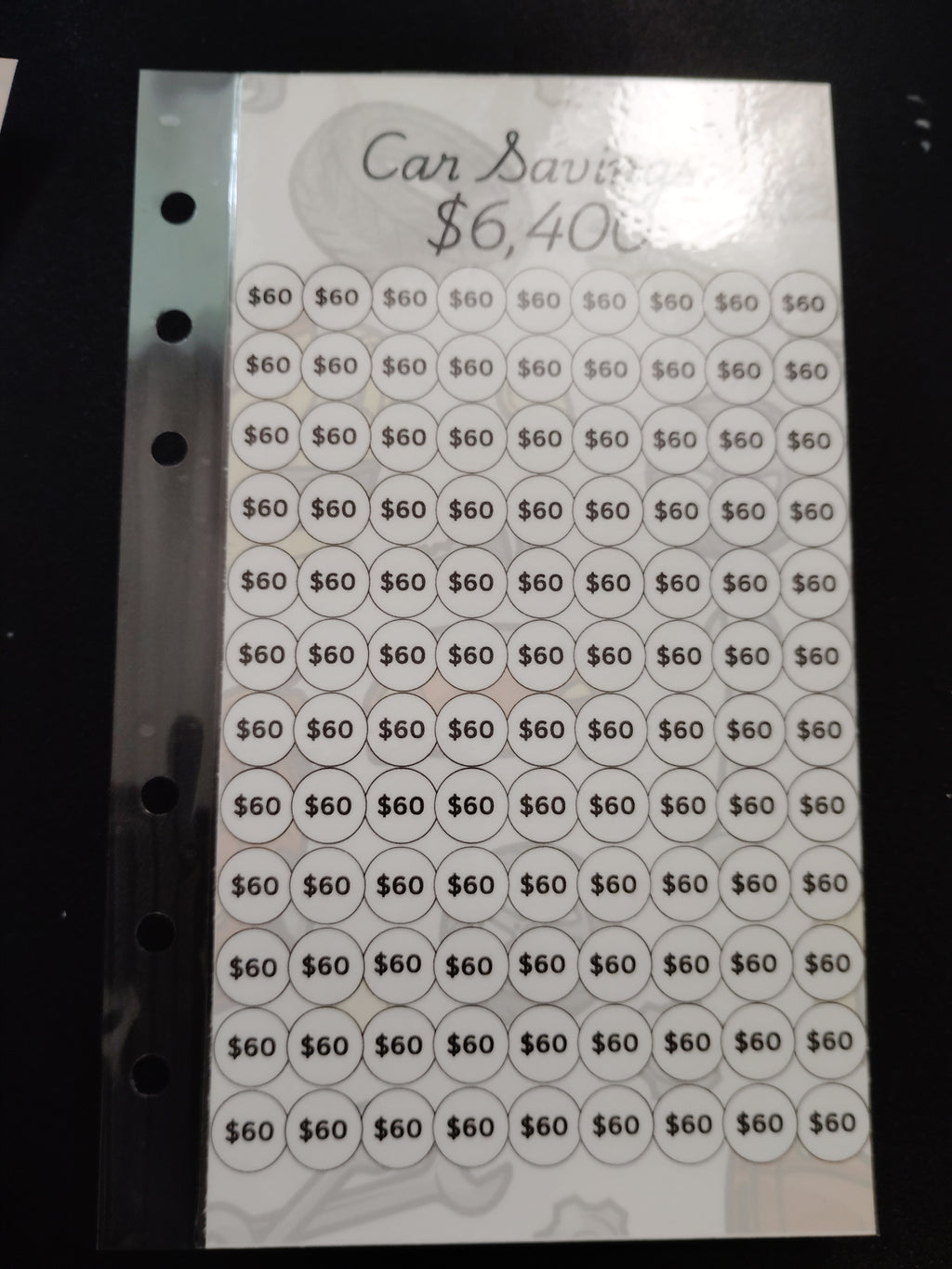 Car Saving Tracker