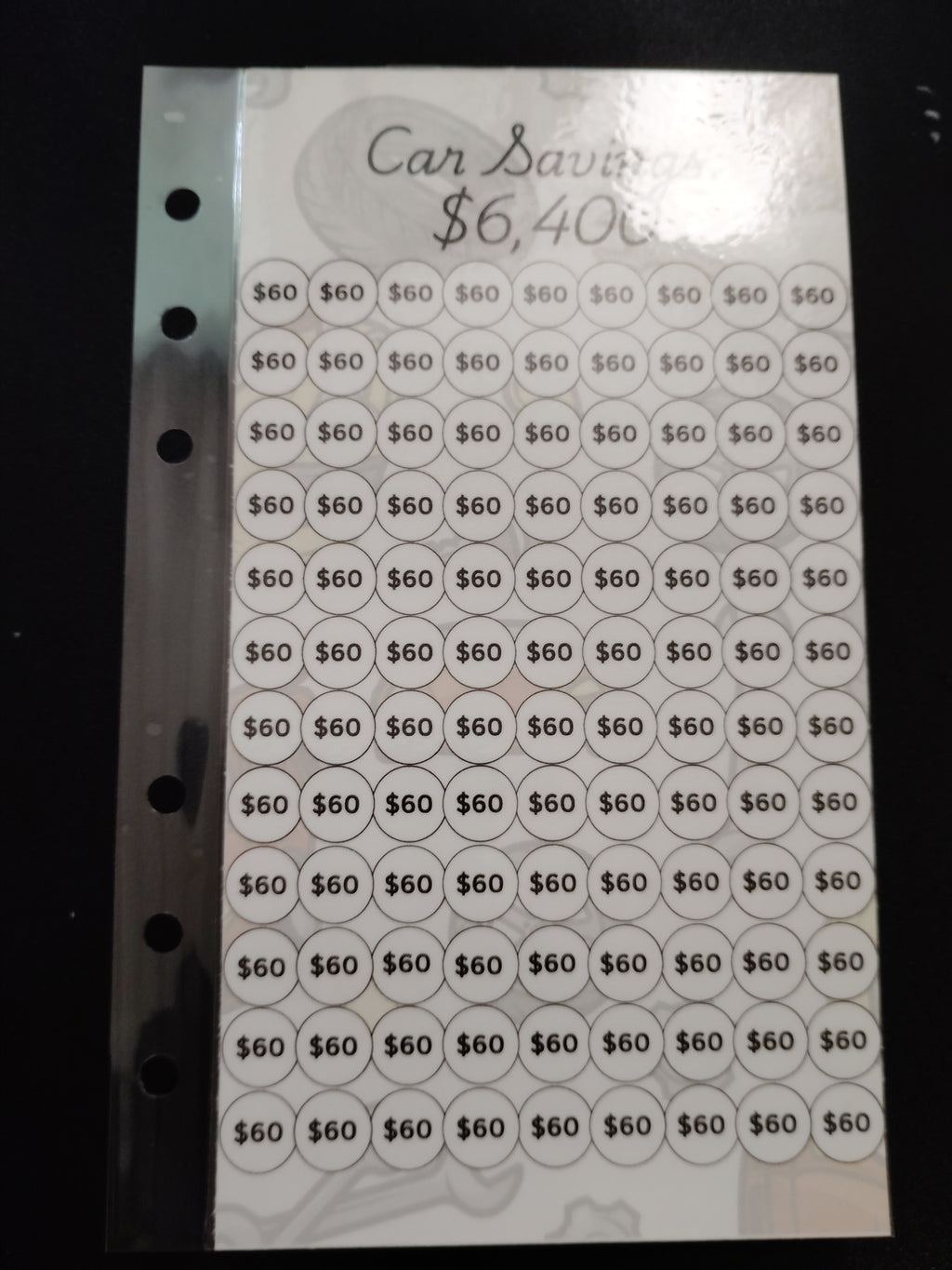 Car Saving Tracker