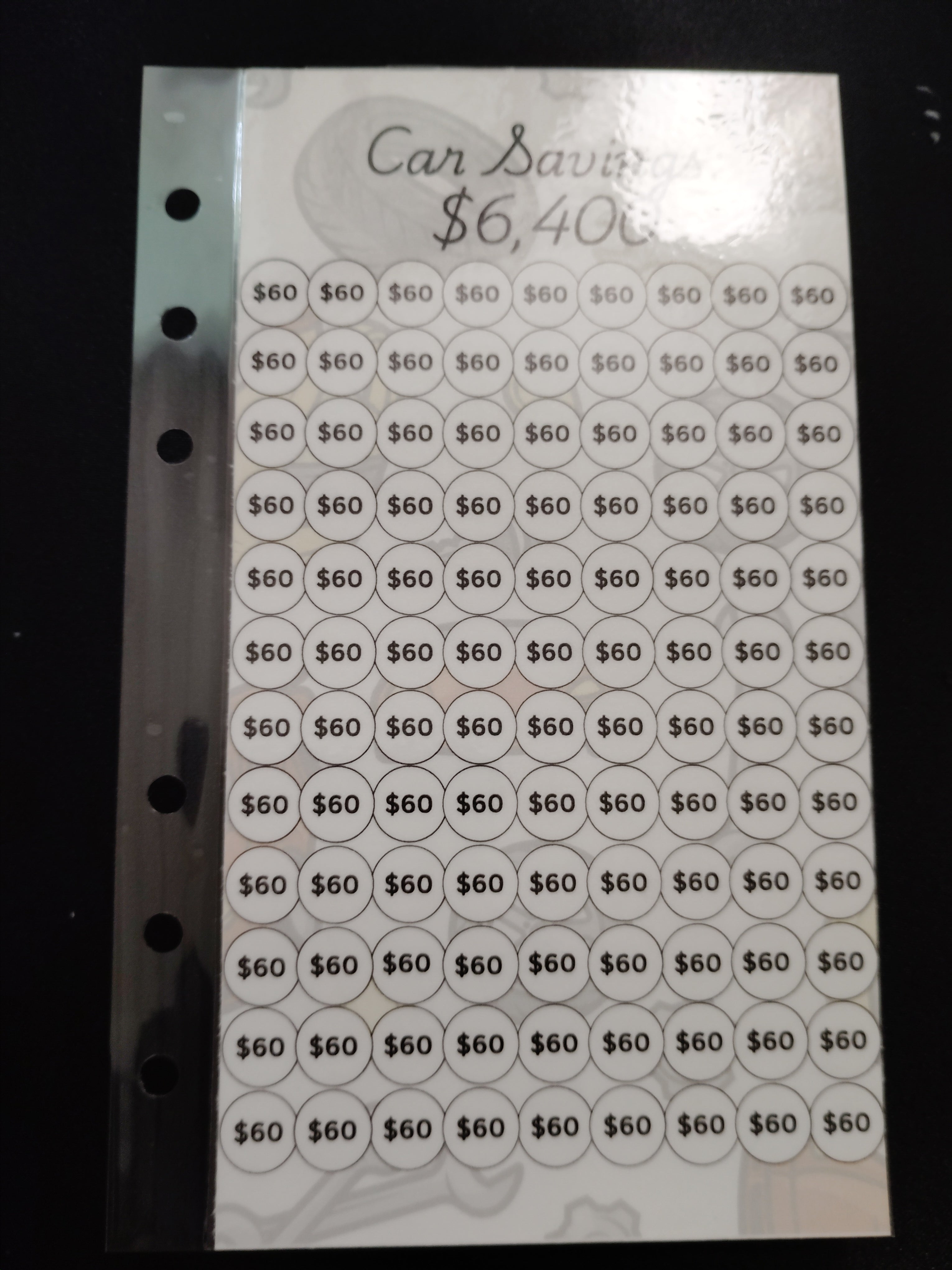 Car Saving Tracker